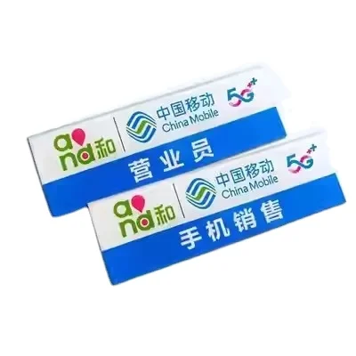 reusable name tag magnetic name badge with lens cover