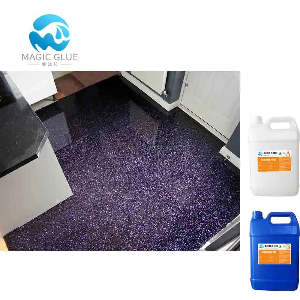 Hot sale epoxy resin coating for acryl flake garage floor