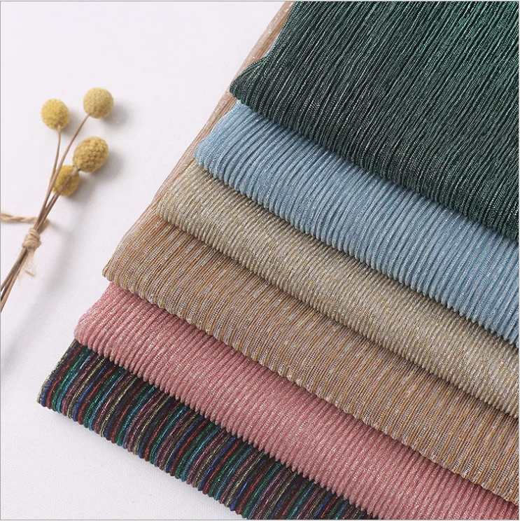 Хамелеон креп шарф свадебное платье поставки женская Мода Тюль люрекс лунный свет ткань