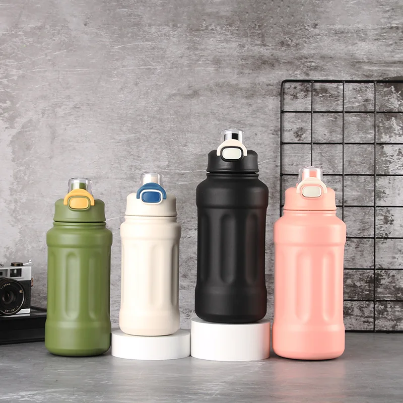 800ML-1000ML Custom Logo 316 Stainless Steel Sports Travel Camping And Toddler Pee Training  Water Cup