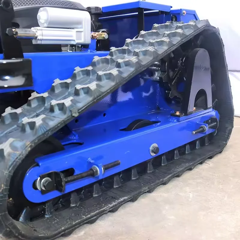 Remote Control Brushless Lawn Mower/lawn Mower Mini Tractor 4wd Snow Plow With The Blade