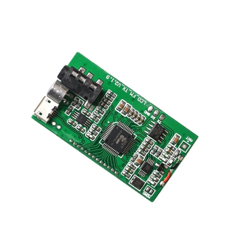 DC 3V-5V FM Transmitter Module DSP PLL 87-108MHz Stereo Digital Wireless Microphone Board Multi-function Frequency Modulation