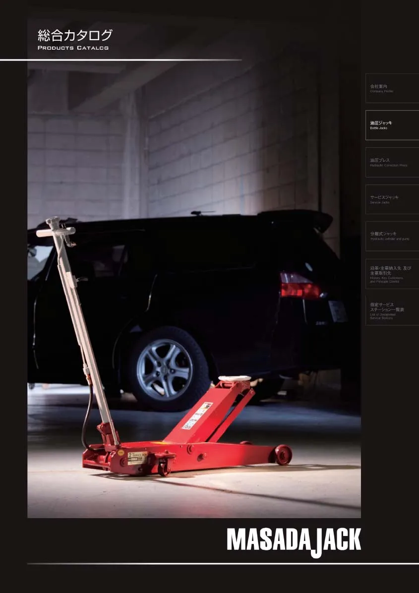 Smartly designed hydraulic car jacks used to install rubber wheels