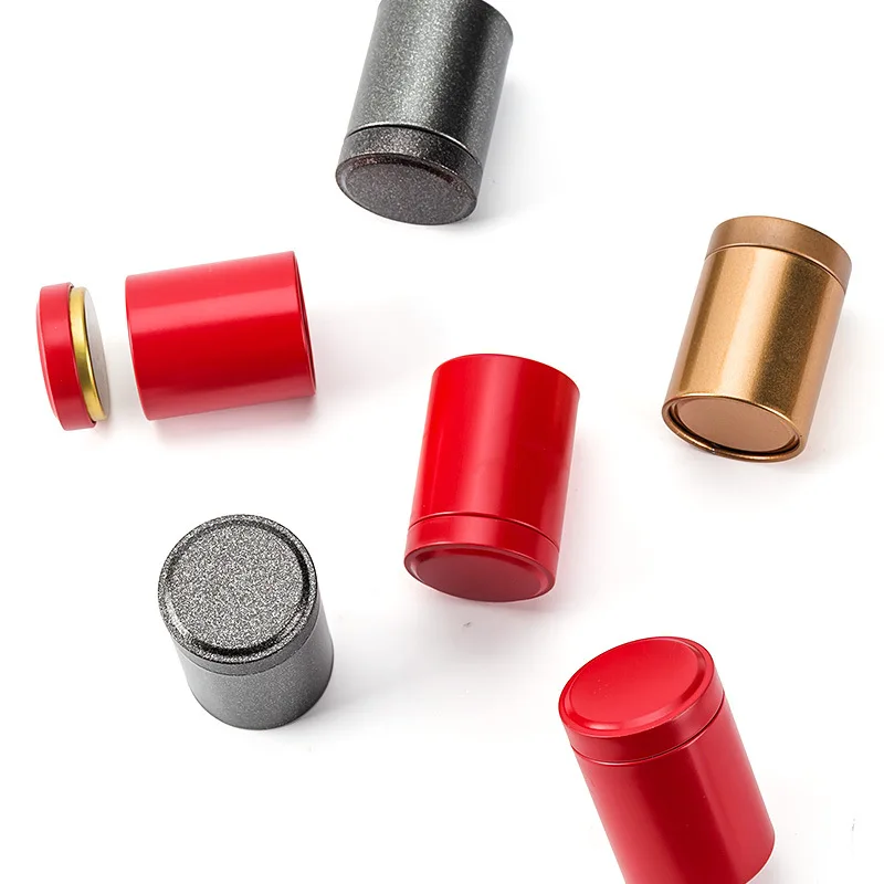 Wholesale Metal Round Airtight coffee can Tea Tin