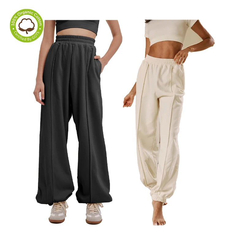 100% cotton custom casual comfy cotton oversized harem track womens jogging pants multicolor ladies sweat pants