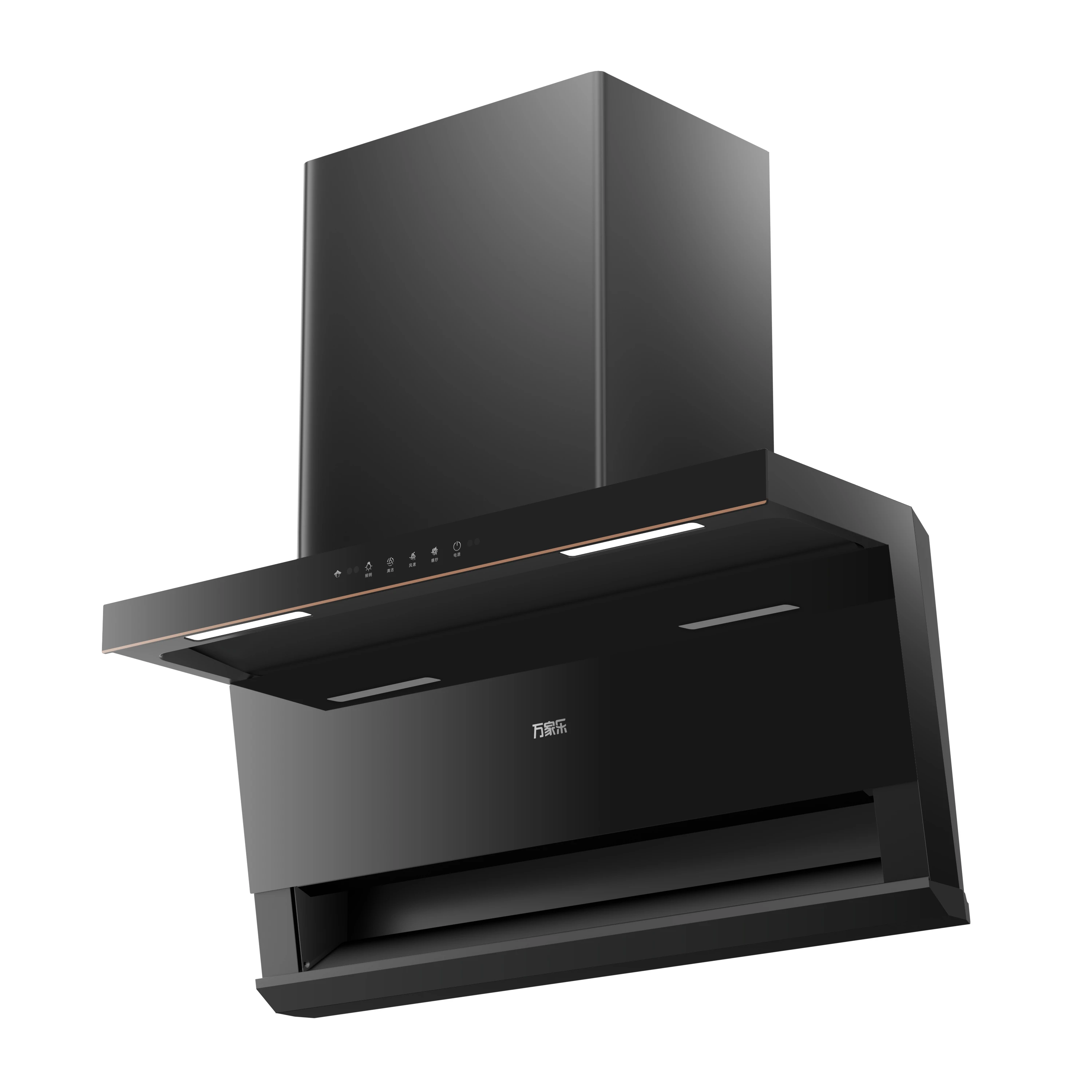Wholesale 7 Shaped Range Hood Big Air Volume Extractor And Chimney Kitchen Hood