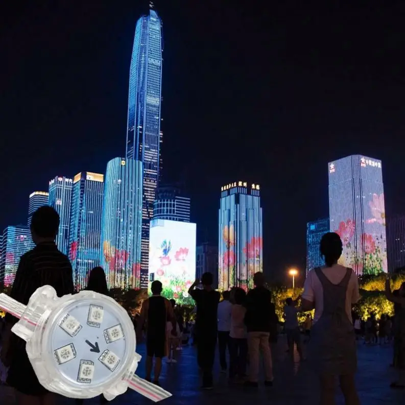 
waterproof ws2811 fROHSl color pixel lights led modROHSe for facade lighting 