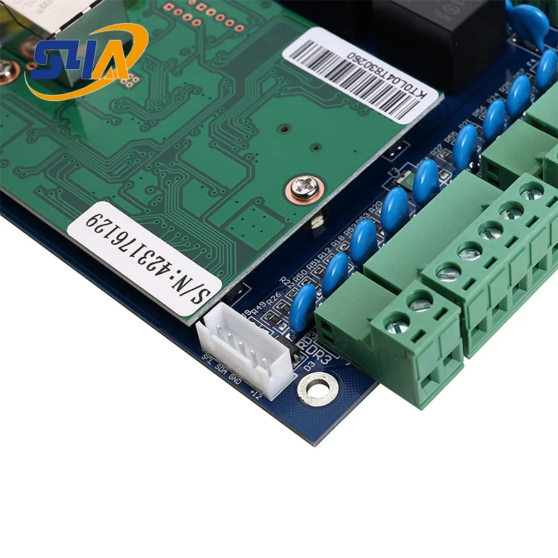 Панель управления доступом к нескольким сетевым удаленным открытиям и веб-серверу, 4 двери