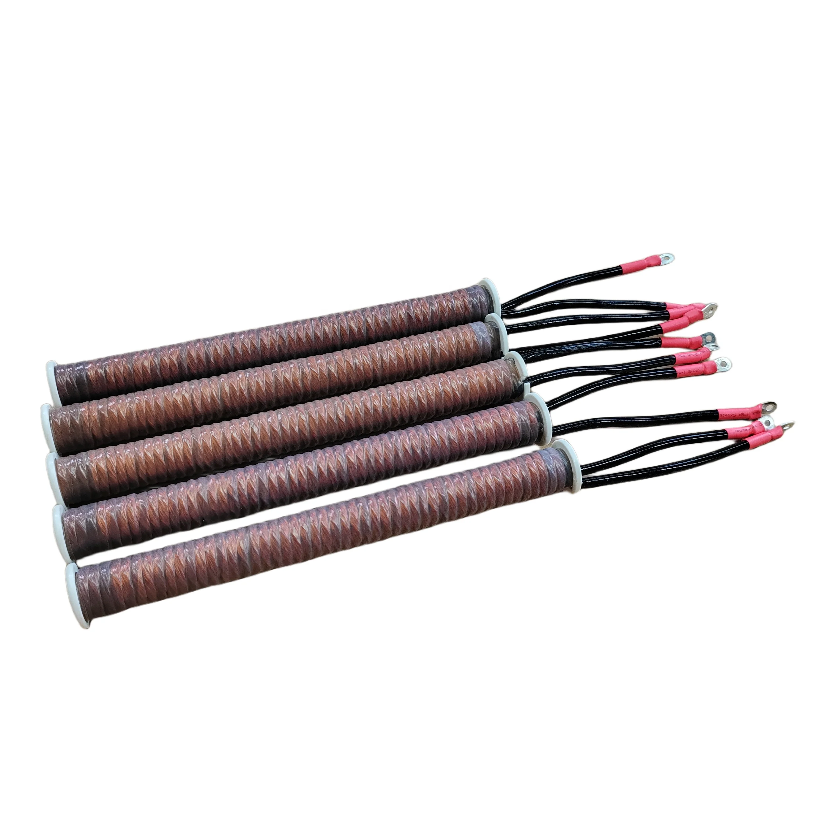 Good quality induction water heater parts heating copper coil induction coil tube