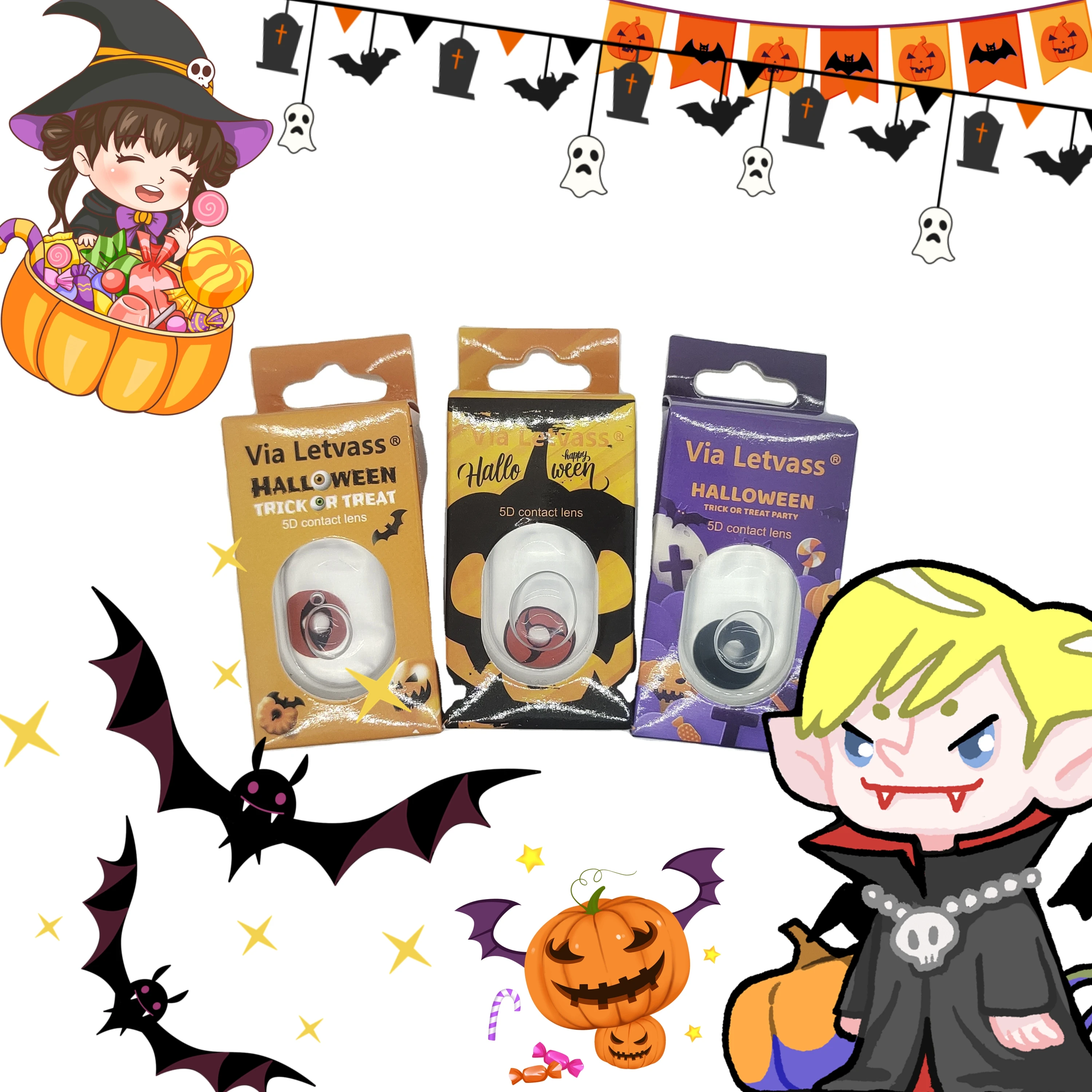 Halloween Sharingan Role play Party Red KAKASHI cosplay colored eye contact lenses case contact lenses