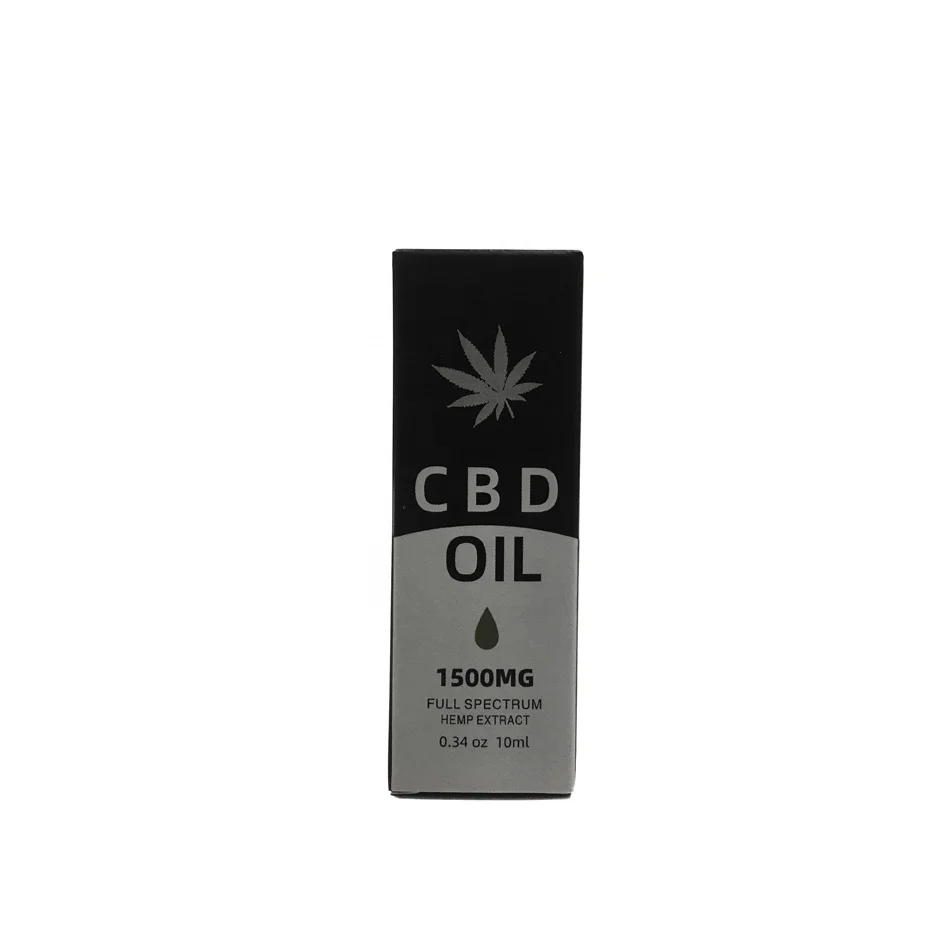 
In stock 10ml low MOQ natural organic hemp extract CBD oil for Relieve pain and help sleep 