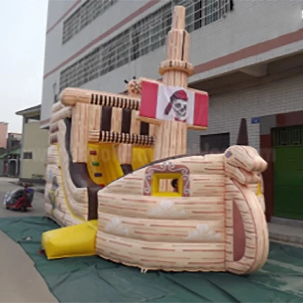 Giant Inflatable Pirate Slide Kids Bouncers Jumpers Used Bouncy Castles For Sale