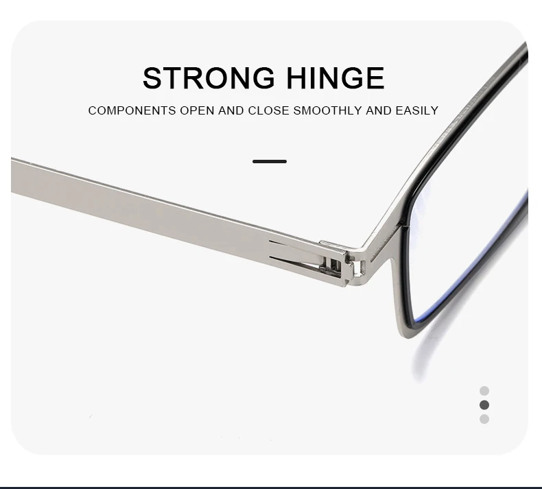 2022 new fashion round  metal folding women reading glasses rectangular men anti blue light  reading glasses bulk with case