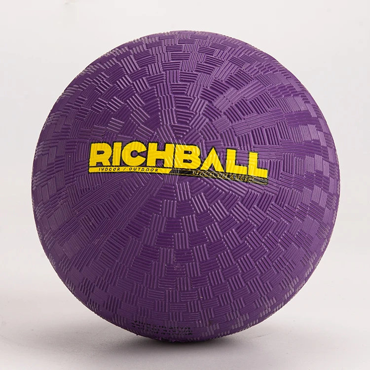 8.5 Inch Rubber material Playground Balls Rubber Ball With Colorful printing