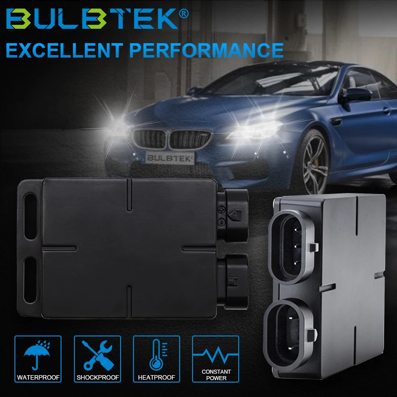 BULBTEK function hid canbus slim ballast 35w xenon kit fast start hid headlight t5 d1 d3
