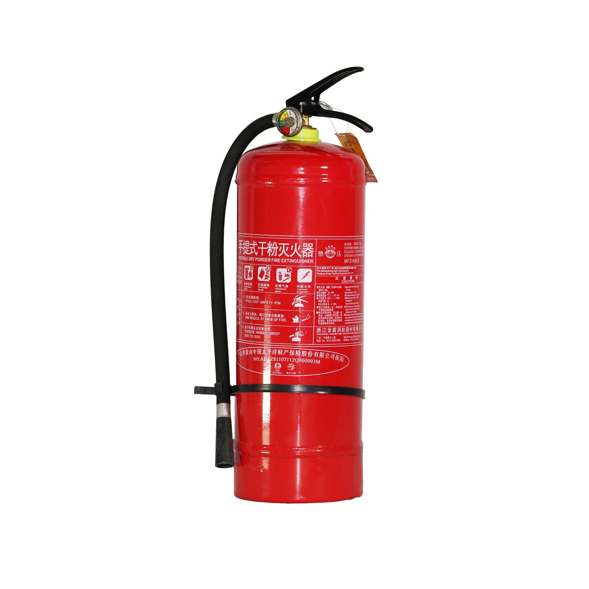 portable 2kg co2 / carbon dioxide fire extinguishers