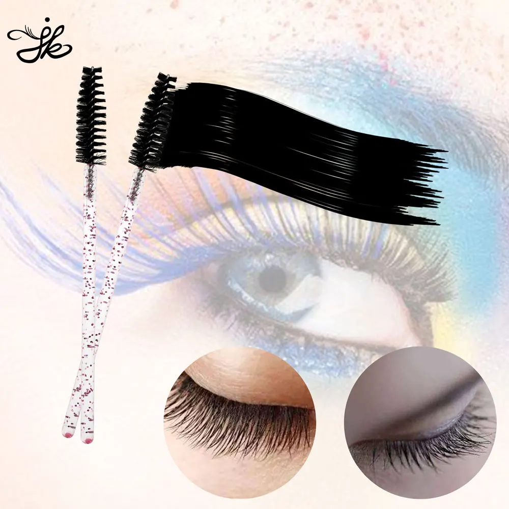 
Handle Quality Professional Makeup Brush Set Custom Brow Sets Crystal Mascara Wand 
