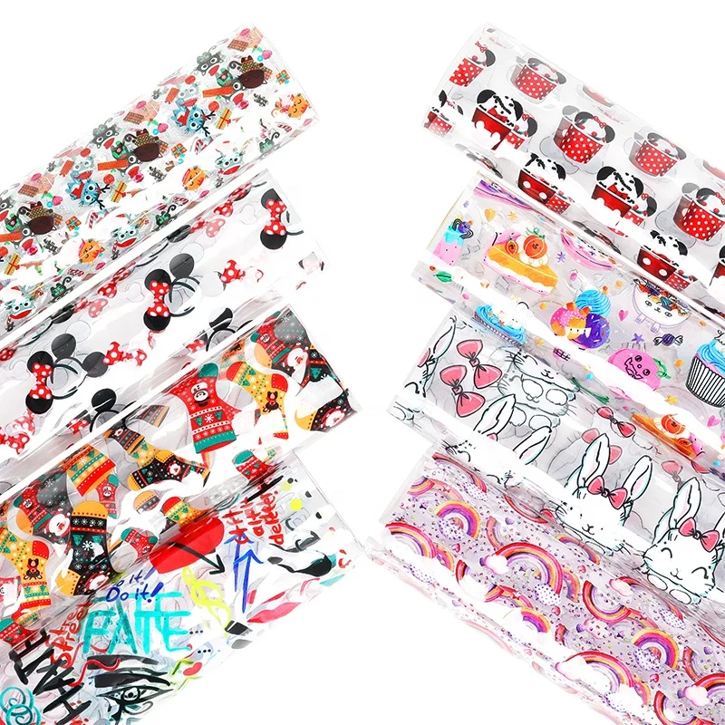0.5MM Eco Friendly Custom UV Printing TPU Plastic Cartoon Pattern Design Transparent Vinyl Fabric For DIY Bows Bags