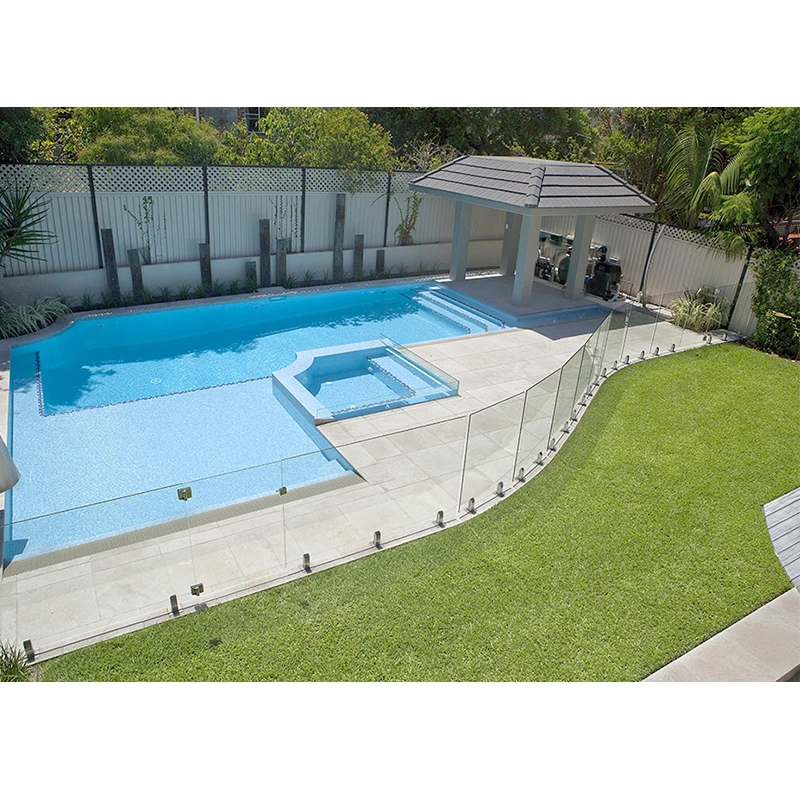 VIKO Customized Free Design Spigot Glass Railing For Swimming Pool