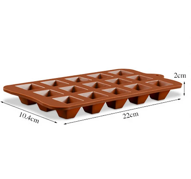 15 cave pyramid silicone cake mold handmade silicone soap mold Reusable Silicone Chocolate Mold