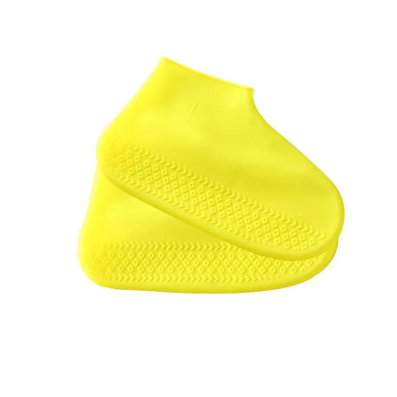 Reusable Latex Waterproof Rain Shoes Covers Slip-Resistant Rubber Rain Boot Overshoes S/M/L