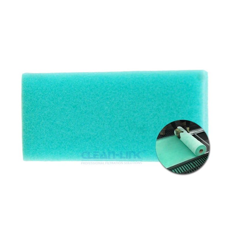 Clean-Link Fiberglass Filter Cotton Paint Stop Filter Spray Booth Arrestor Air Floor Filter
