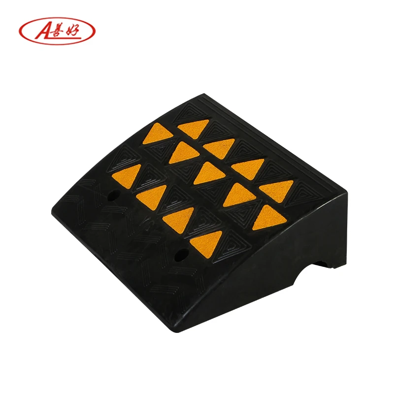 
Black Heavy Duty Rubber Road Traffic Driveway Curb Car Ramp 
