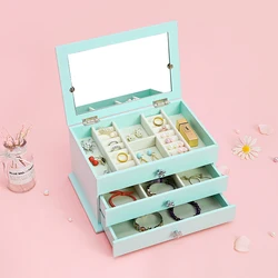 luxury business giftsJewelry storage box set jewelry findings show shelf