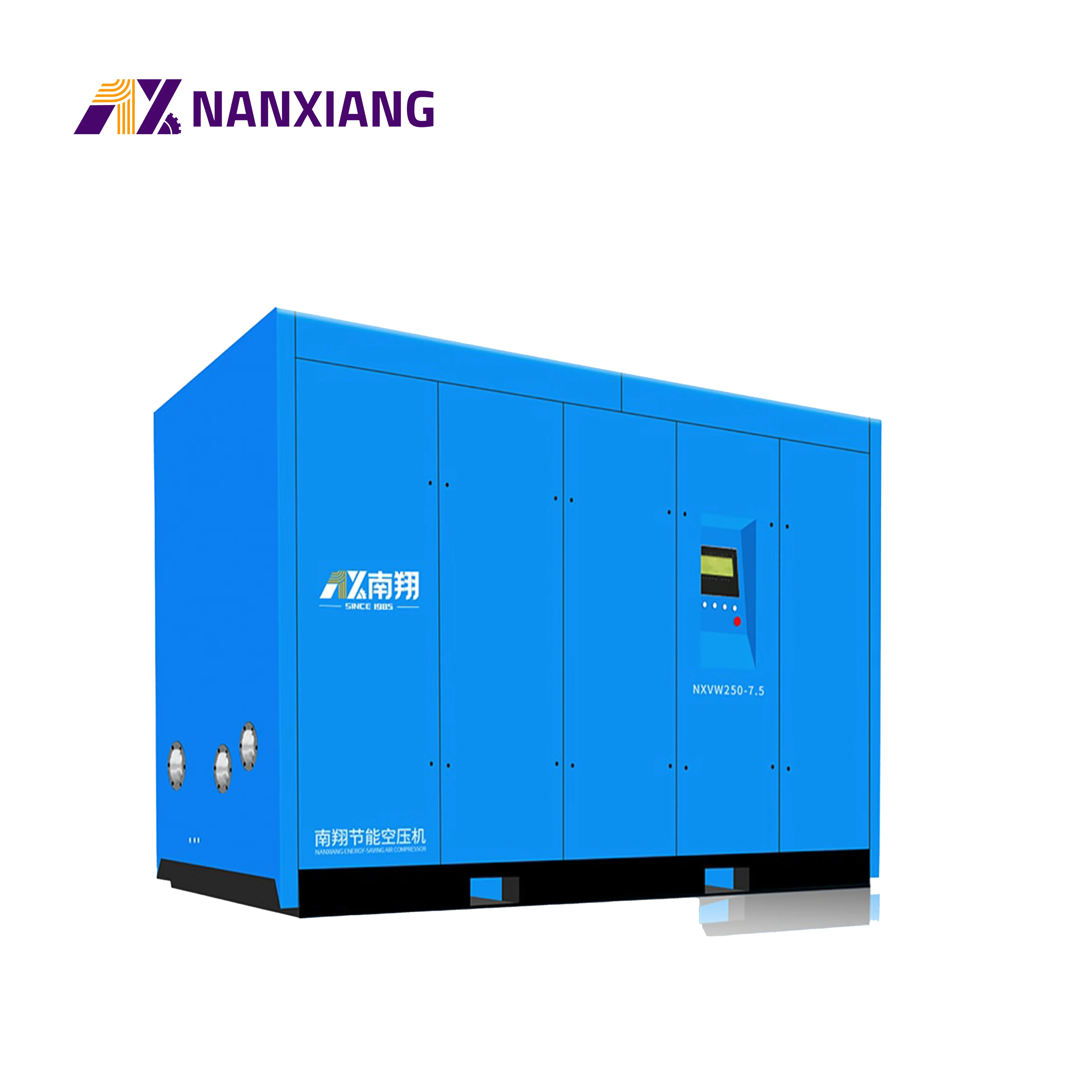 China Super Silent Compressor 271cfm Oil-Free Screw Type Air Compressor 45kw 60ph Two-Stage Screw Air Compressor