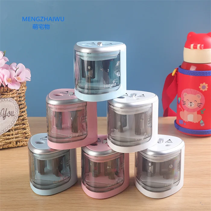 Товары из Сингапура, канцелярские принадлежности, оптовая продажа, электрическая автоматическая точилка для карандашей для детей