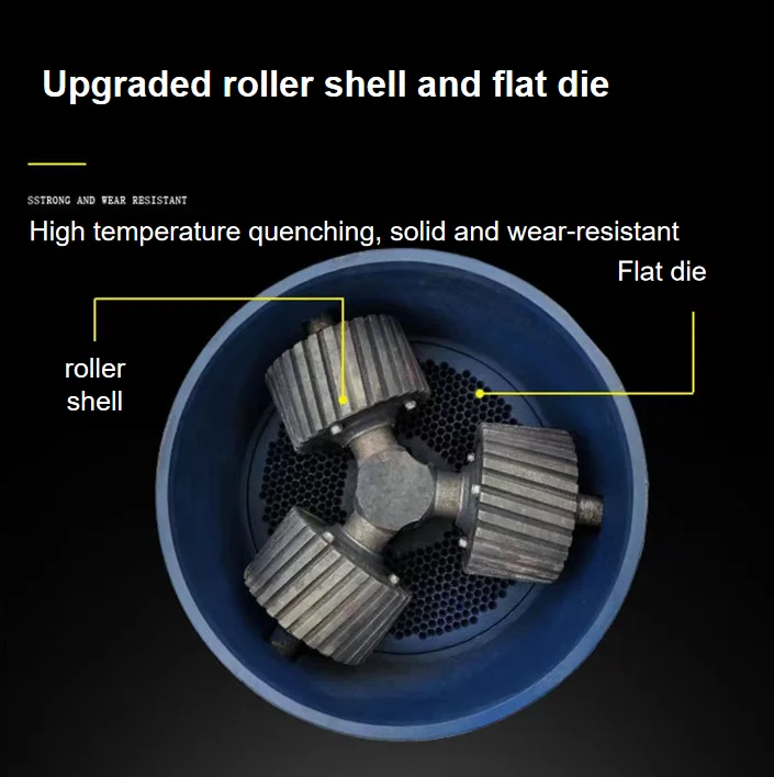 75-150kg/h Hot Selling Feed Processing Machine Household Animal Food Making Machine Factory Made Feed Pellet Machine