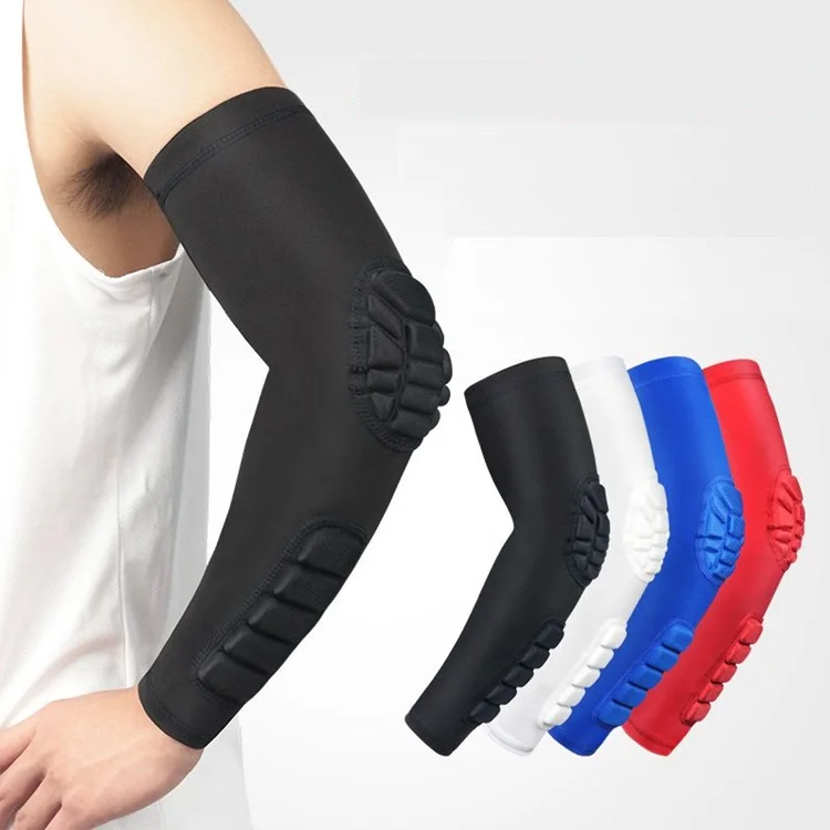 Men Sport Fitness Neoprene Elbow Brace Basketball Elbow Support Pad Compression Athletic Arm Sleeves
