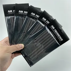 Car Long Lasting Fragrance Sublimation Diffuser Black/Colorful Paper Trees Logo 10*10cm / 7*12cm Custom Car Air Freshener