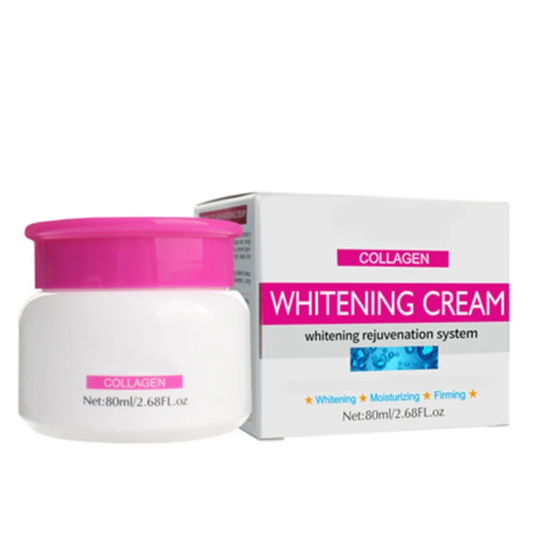80ml Collage Whitening Cream Face Care Natural Brighten Deep Nourishing Lasting Moisturizing Face Whitening Cream