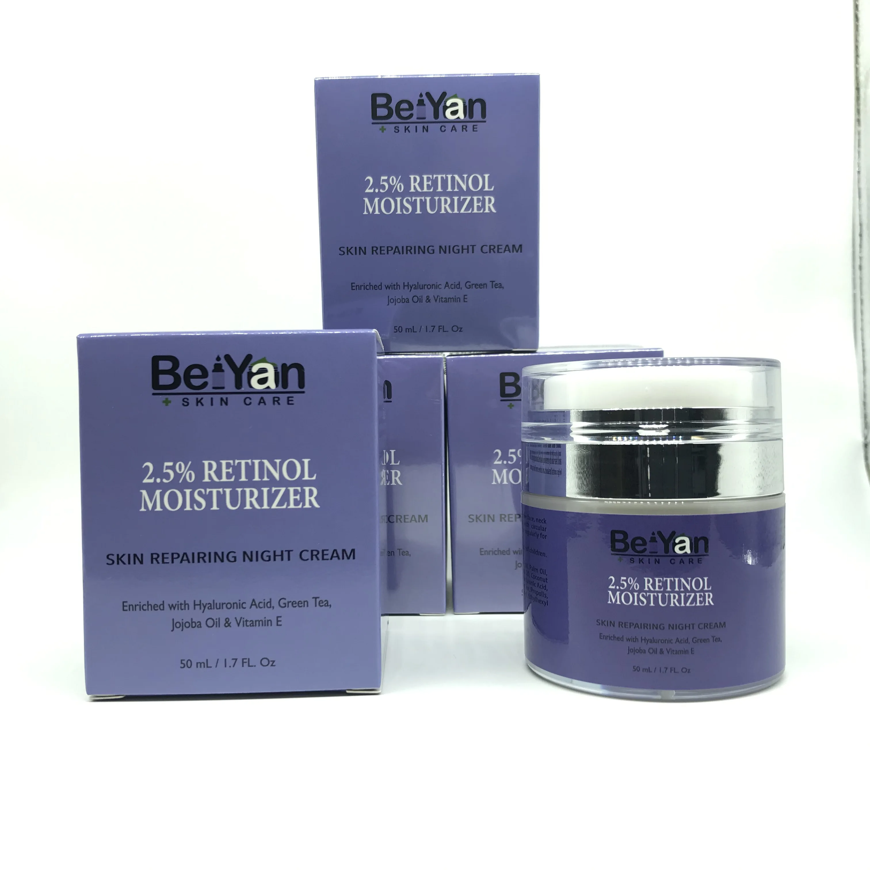 Private Label Retinol Cream Moisturizing for Face Dark Spot Acne Scar skin Whitening Glowing Retinol Moisturizer Cream Bakuchiol