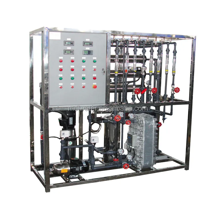 Industrial RO water treatment plant with EDI ultra pure water systems