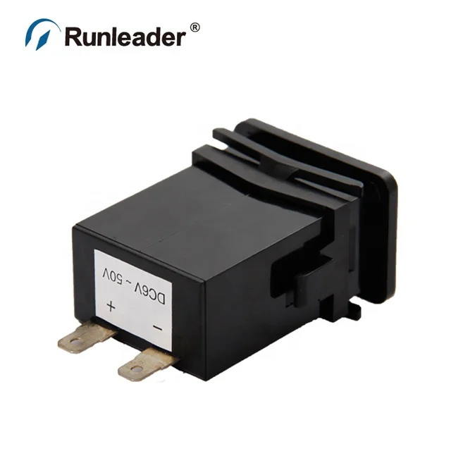 Runleader 12V 24V hour meter for Boat Marine Auto Truck Hour Meter Gauge Timer 36V 48V