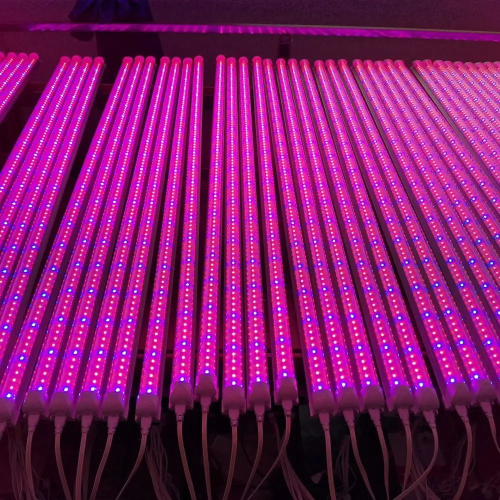 best indoor plant growth lamp strip uv ir bar t8 led grow tube light 15w 2ft3ft4ft5ft blue rootstock  flowers growing red light