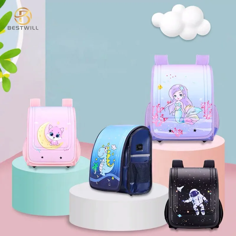 BESTWILL Custom Water Repellent Cute Kids Girl School Backpack Book Bag For High School
