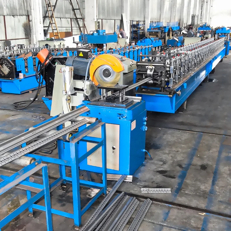 Customized Electrical Cabinet Frame Roll Forming Machine With Welding For Electric Cabinet Rack And Electronic Box Pole