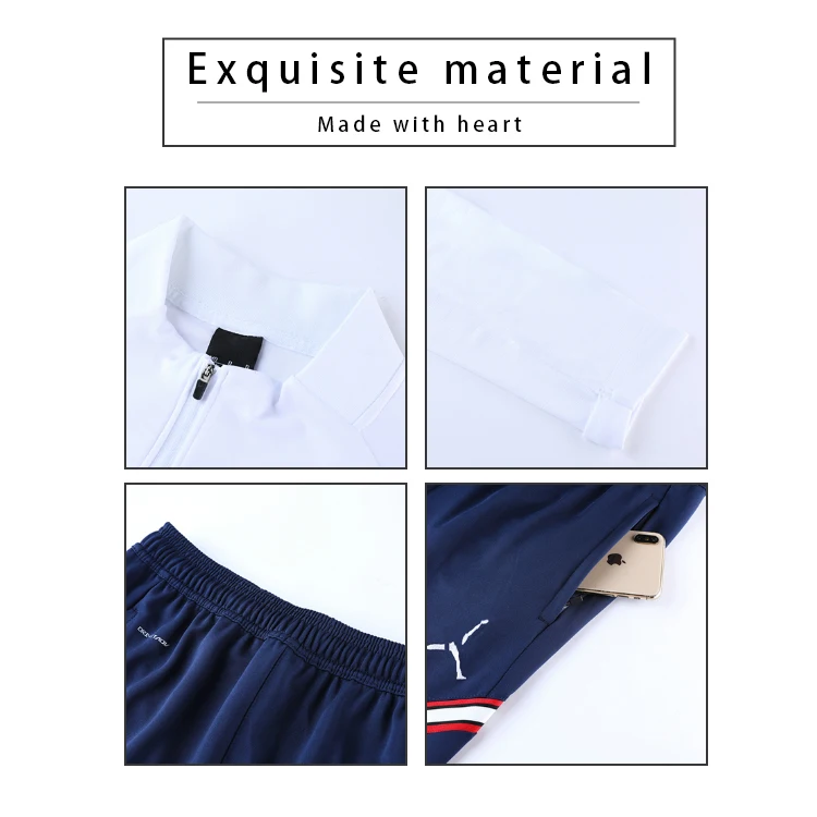 Football Jersey Custom Soccer Uniform Tracksuit  Adult Juniors Soccer Tracksuit