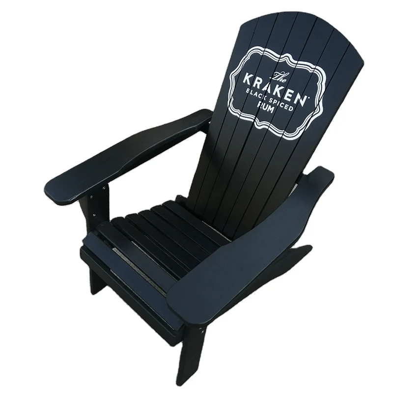 Wholesale top china solid wood furniture black modern adirondack chairs outdoor garden wooden swing chair for relaxing