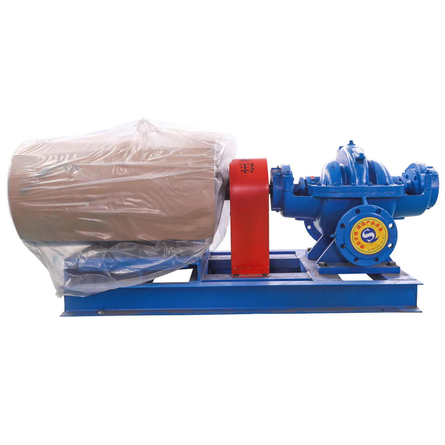 Double Suction Horizontal Split Case 18.5kw High Flow Pump Horizontal Split Case Pump Npsh 6