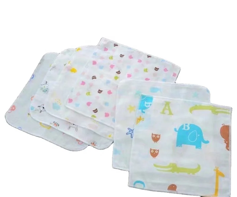 100% cotton handkerchief ,cheap burp cloth,stock muslin towel