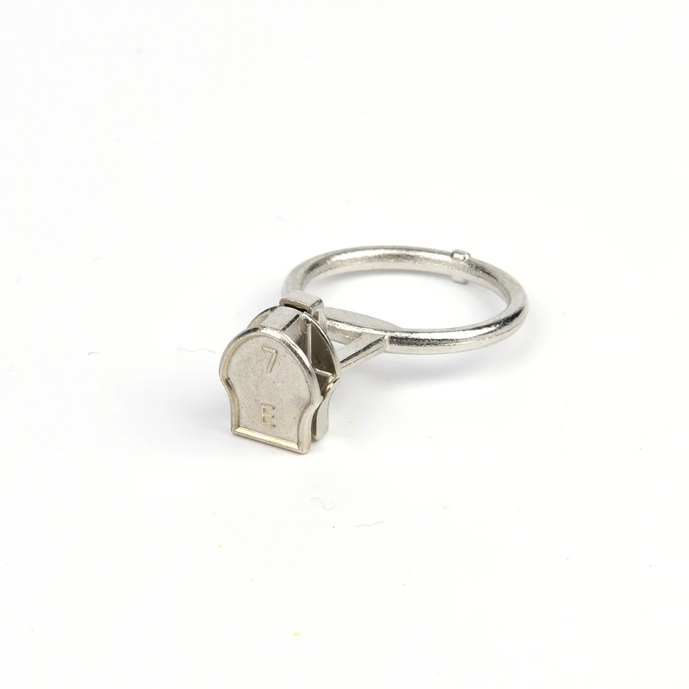 wholesale high grade custom novel design metal zipper slider and pullers metal zipper slider accessory