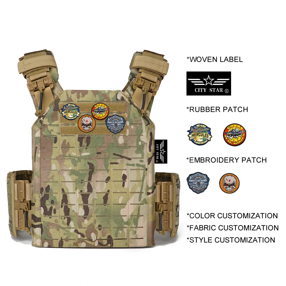 GAF High Quality 1000D Nylon Outdoor Quick Release Molle Combat Nylon Vest Tactical Vest Plate Carrier