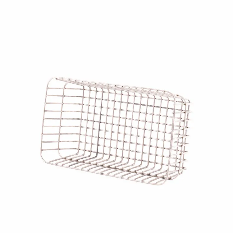 Custom-Make Stainless Steel Metal Wire Mesh Basket For Storage