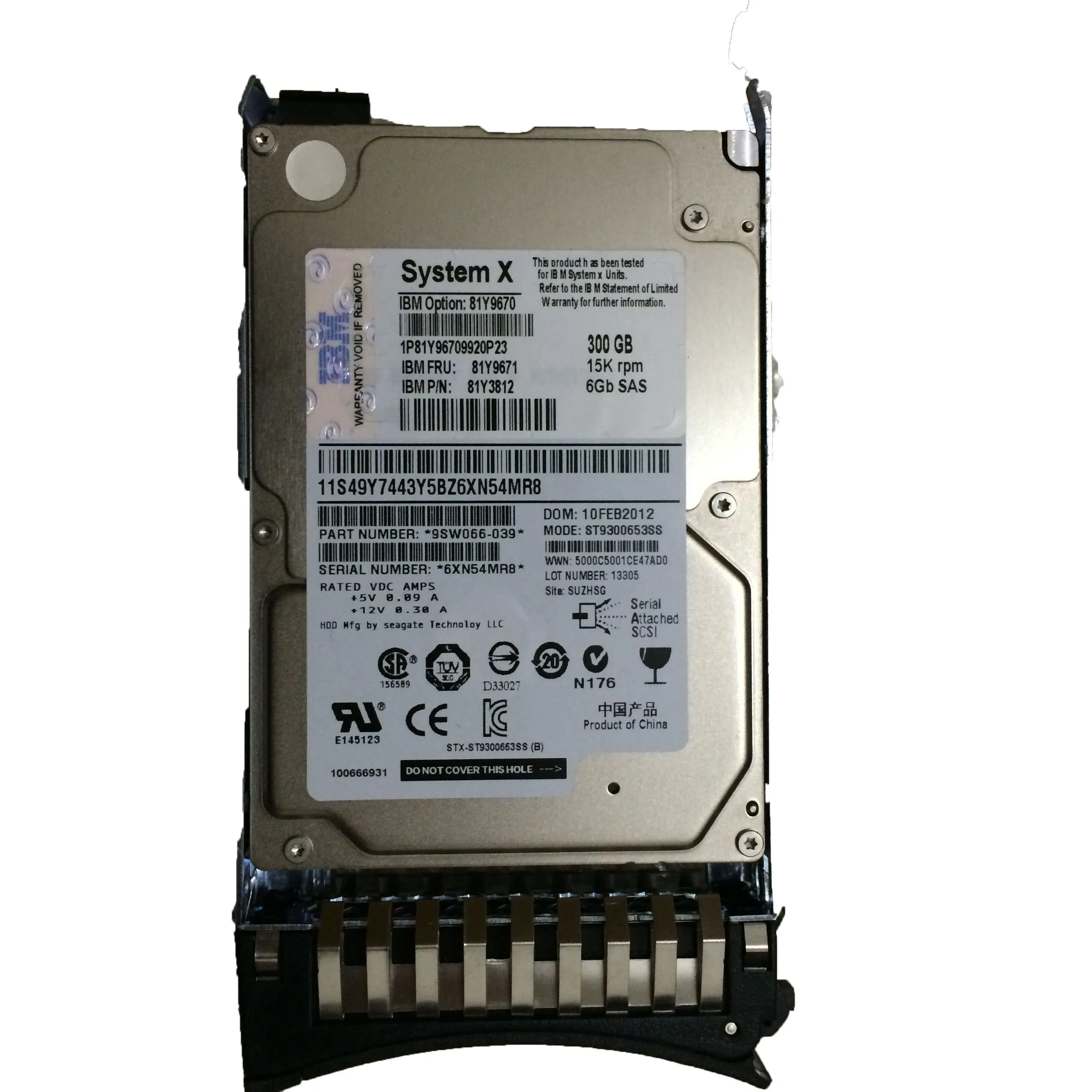 Good Price Storwize 2.4TB Hard Drives 01YM176 SAS 10K 2.5 V7000 Gen2 Internal HDD