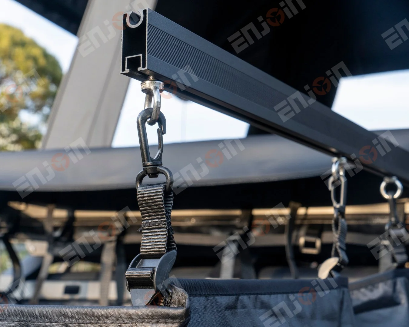 ENJOIN  Portable Waterproof Camping Changing Room Privacy Shower Tent Roof Top Tent for outdoors and camping