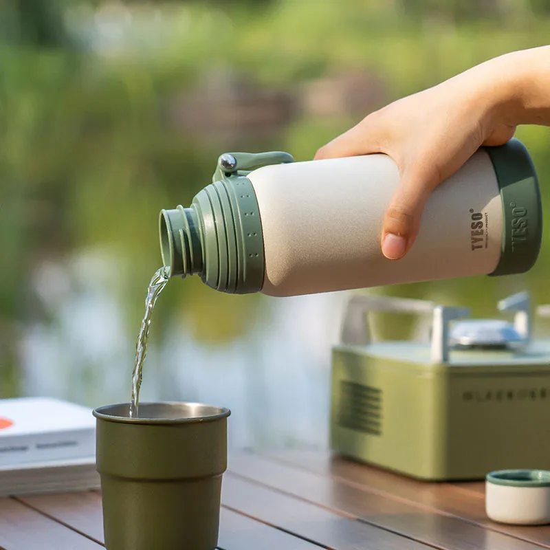 High quality custom 20oz stainless steel thermos cup double wall vacuum insulated sport water bottle with filter/2pc lids